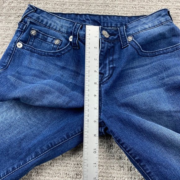 True Religion Jean Shorts Size 14 Boys Blue Denim Cut-Off Short Pants Casual - Picture 11 of 14